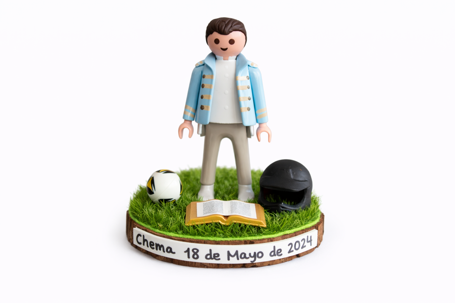 Peana niño de comunión personalizada - imagen 3