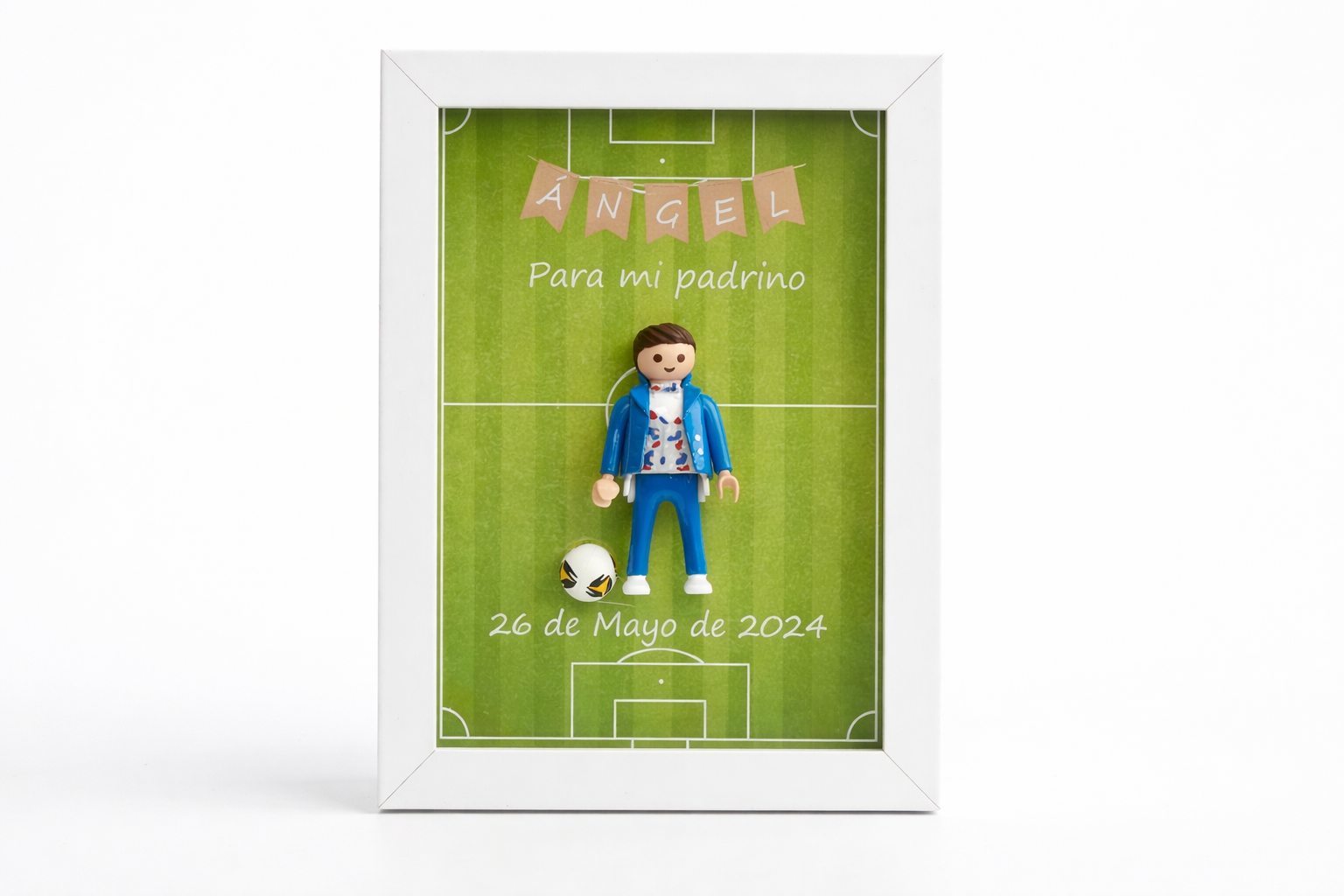 Marco de niño de comunión personalizado - imagen 3