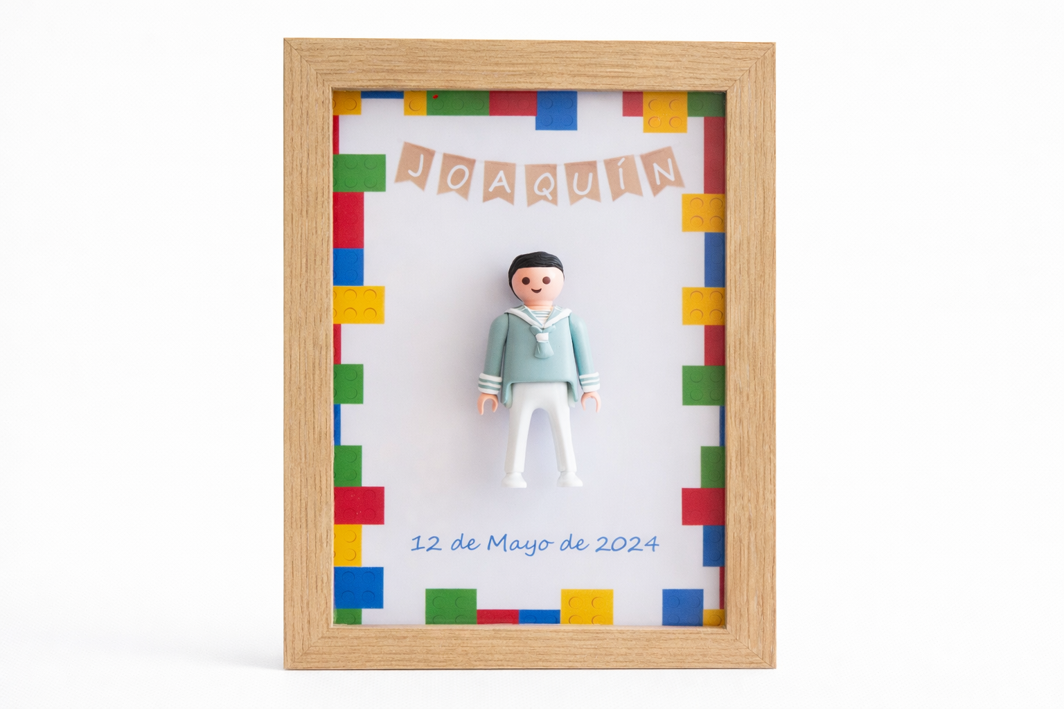 Marco de niño de comunión personalizado - imagen 5