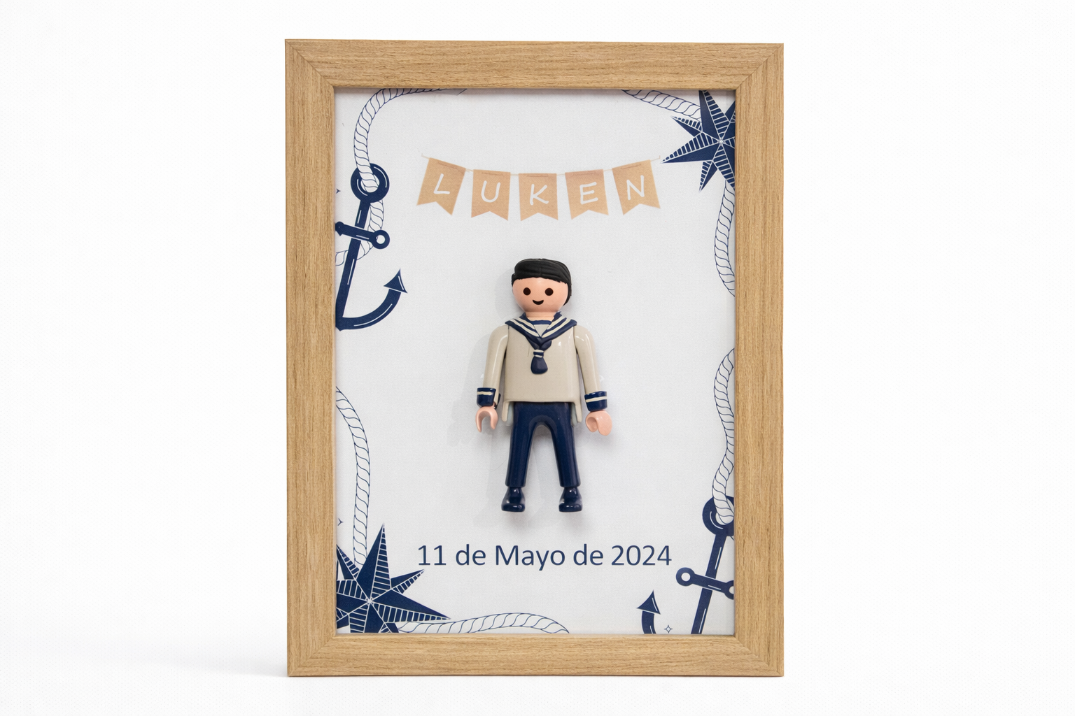 Marco de niño de comunión personalizado - imagen 7