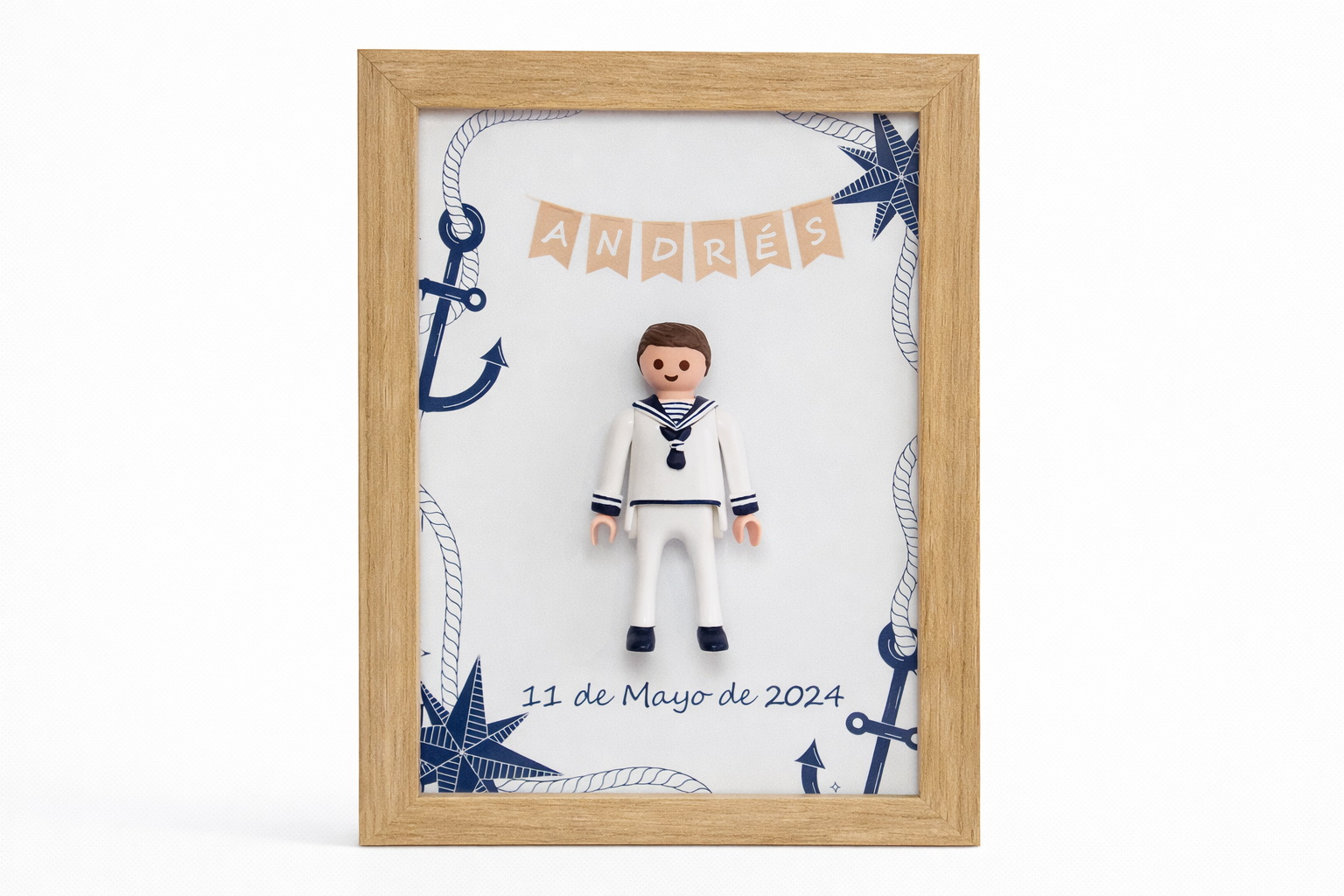 Marco de niño de comunión personalizado - imagen 9