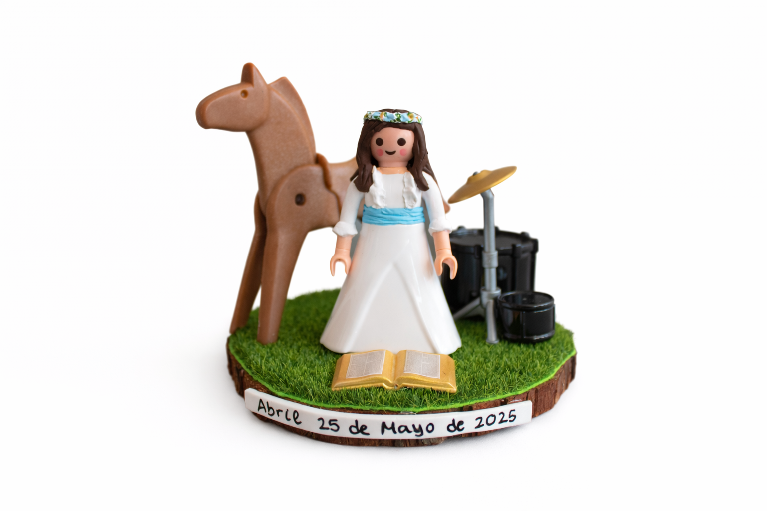 Peana niña de comunión personalizada - imagen 2