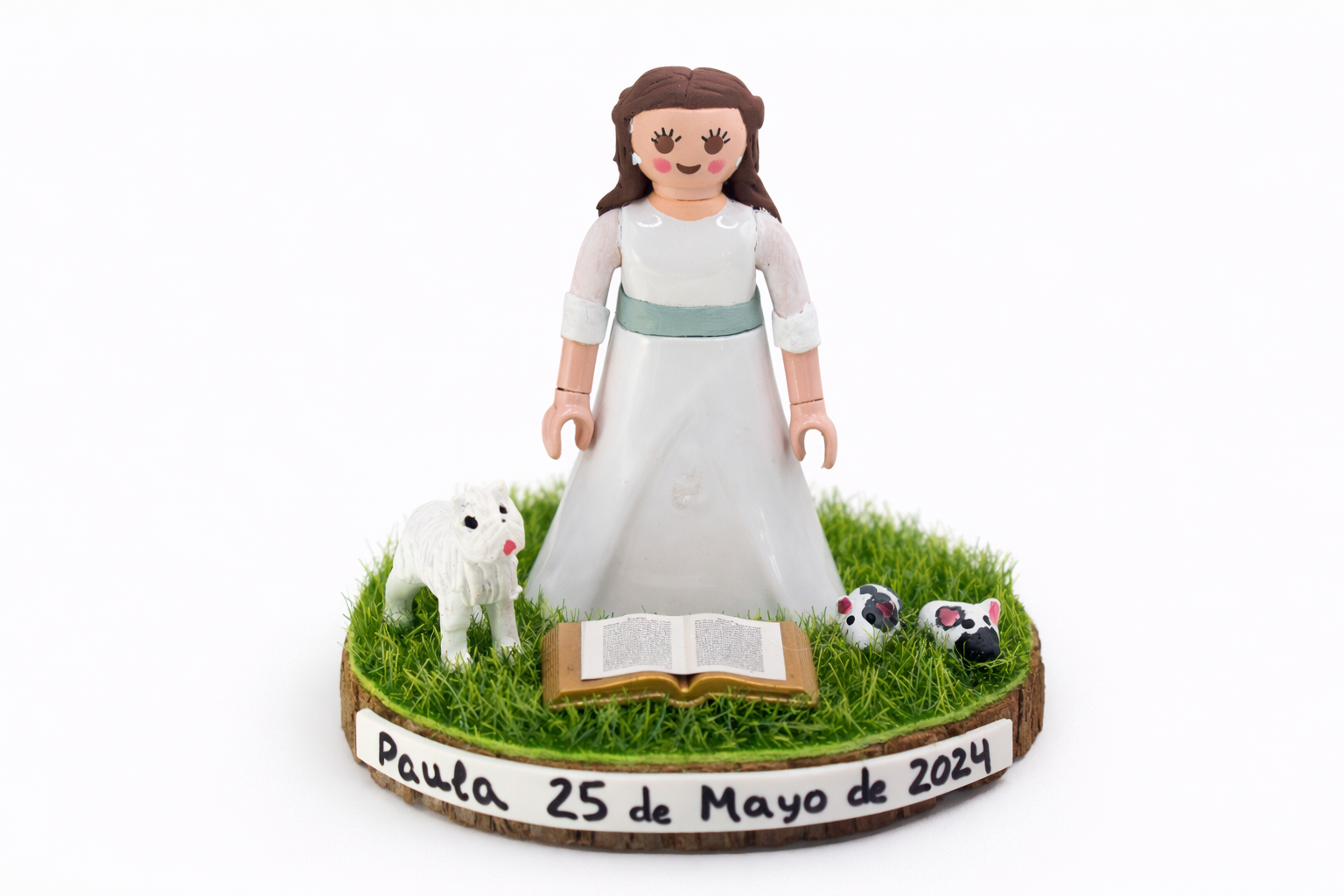 Peana niña de comunión personalizada - imagen 6