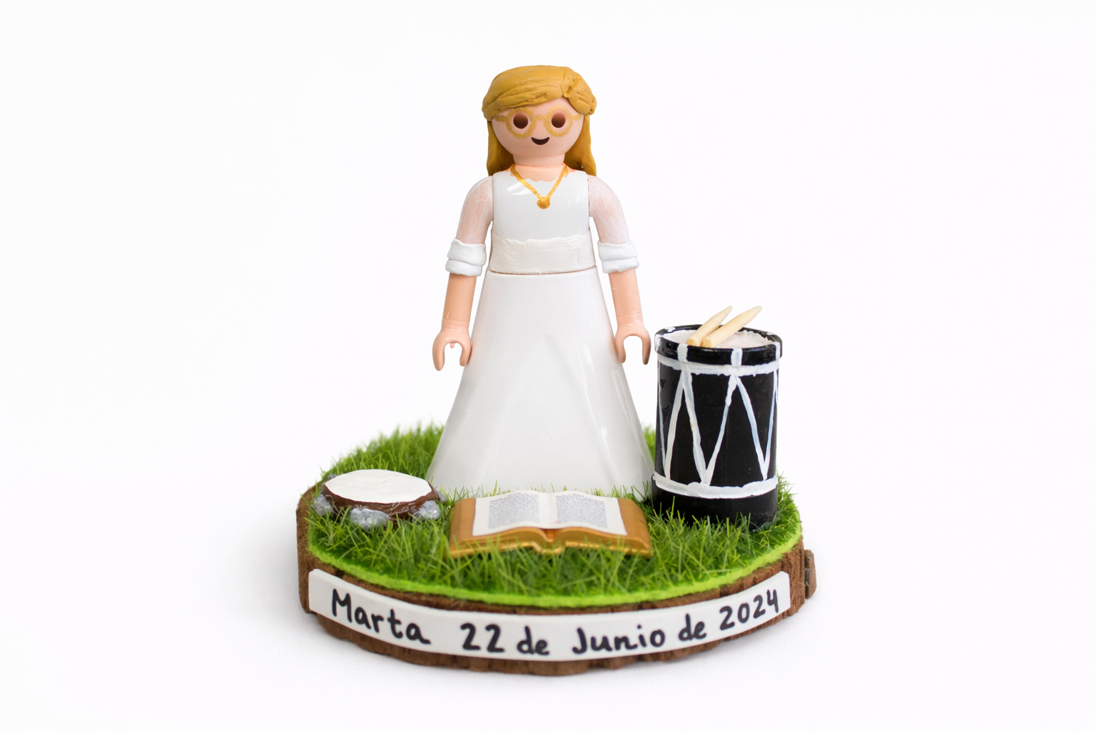 Peana niña de comunión personalizada - imagen 7
