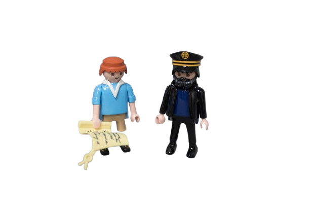 Tintin y Haddock 