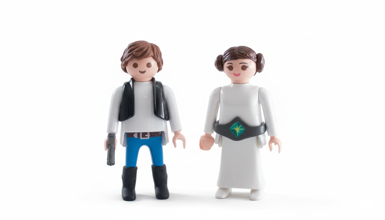 Figuras Playmobil Han Solo y Leia Organa – Regalo Perfecto para Fans de Star Wars
