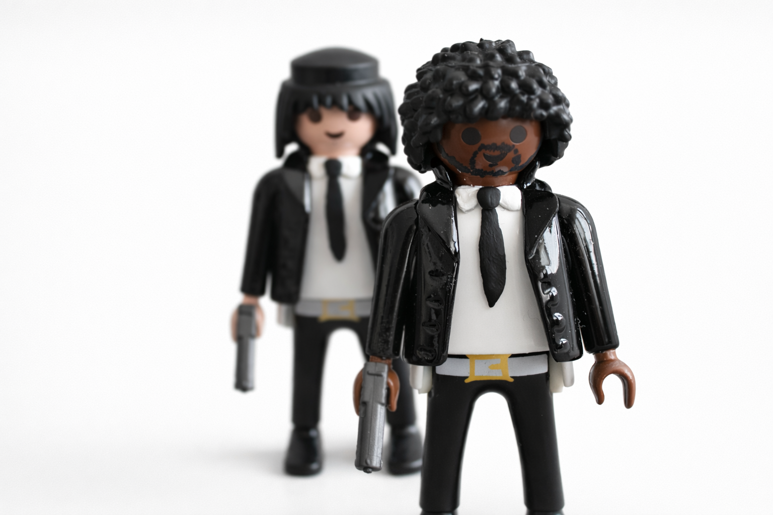 Playmobil Custom Pareja Icono Pulp Fiction – Regalo para Fans del Cine