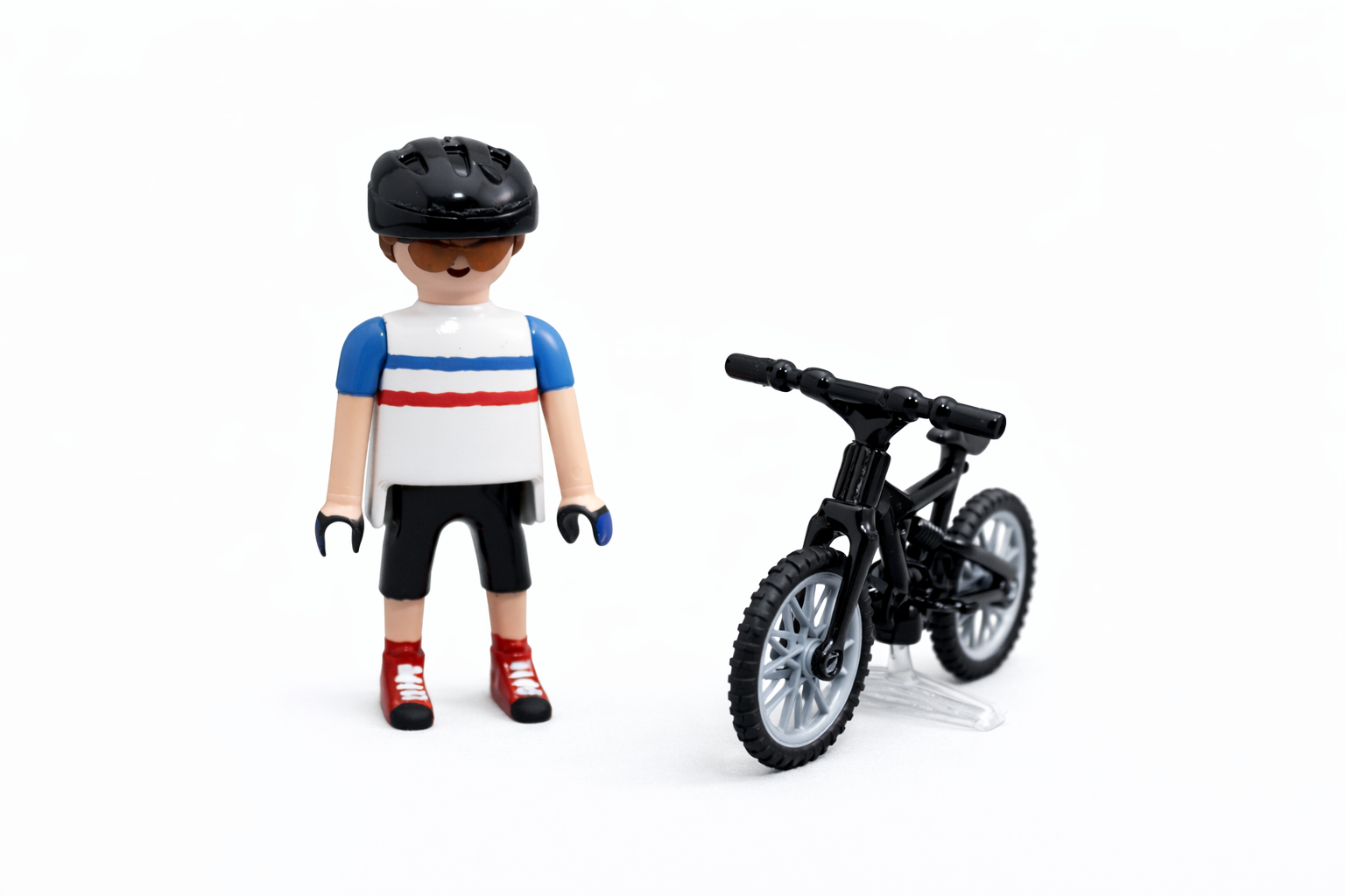 Ciclista y bicicleta